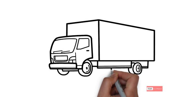 Фура карандашом для новичков