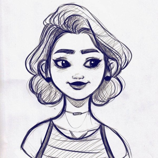 Рисунки людей для срисовки