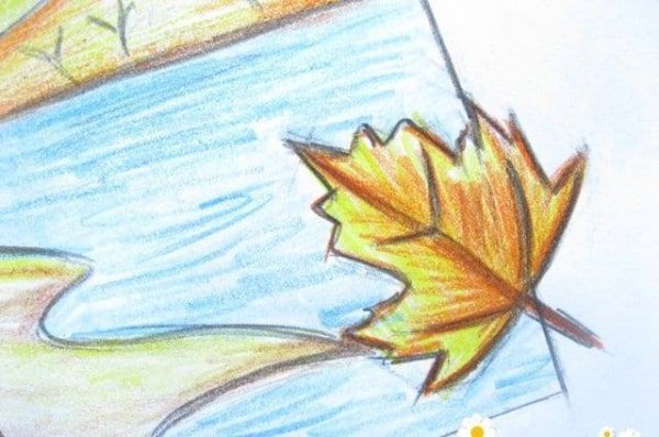 Рисунки для срисовки на тему осень лёгкие