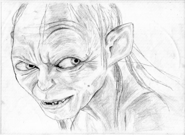 Властелин колец карандашом