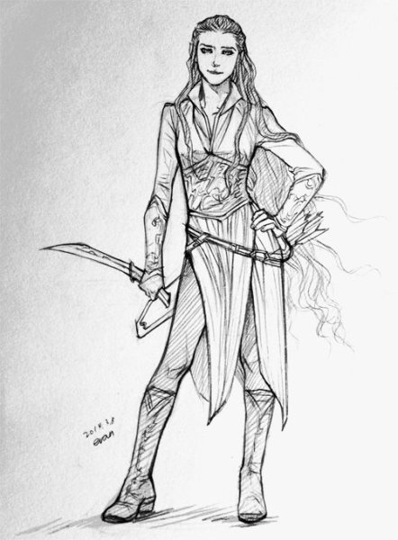 Леголас Властелин колец в полный рост