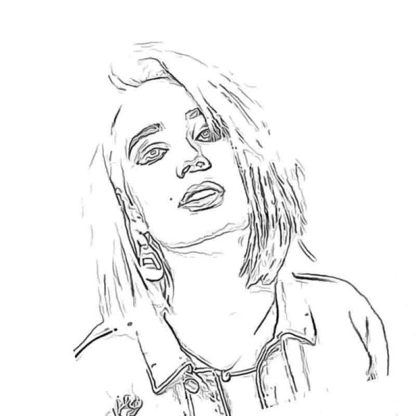 Раскраска Клава Кока