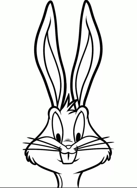Багз Банни рисунок карандашом