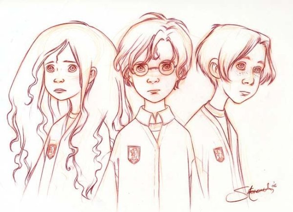 Персонажи Гарри Поттера для срисовки