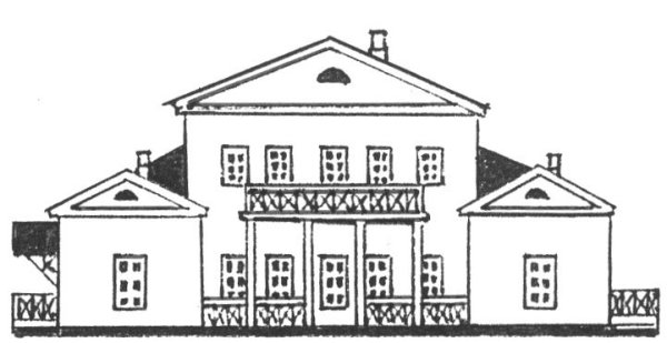 Усадьба рисунок