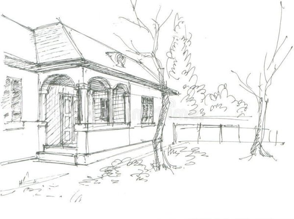 Эскиз усадьбы