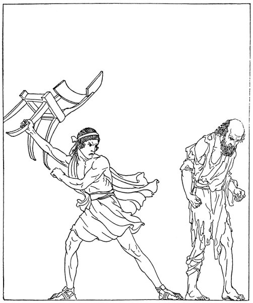 Раскраска Одиссея