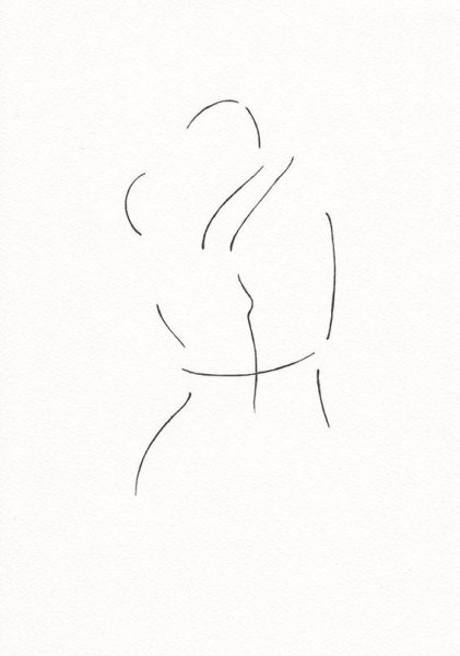 Рисунки карандашом для срисовки одной линией