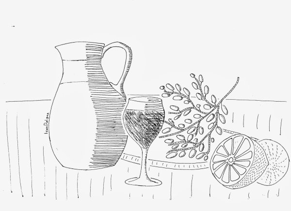 Натюрморт набросок