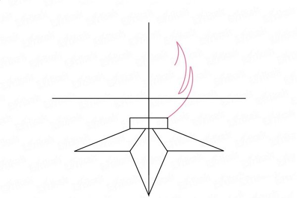 Вечный огонь рисунок