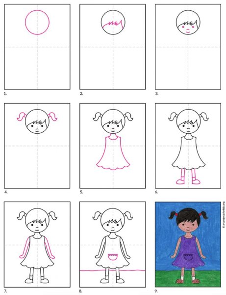 Человечек рисунок