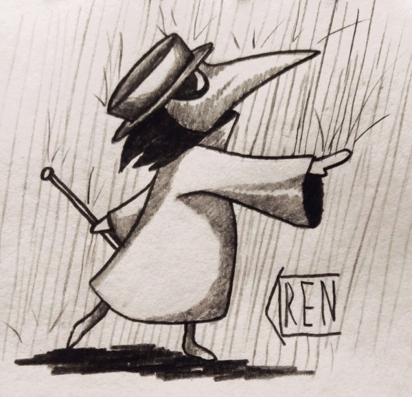 Чумной доктор inktober