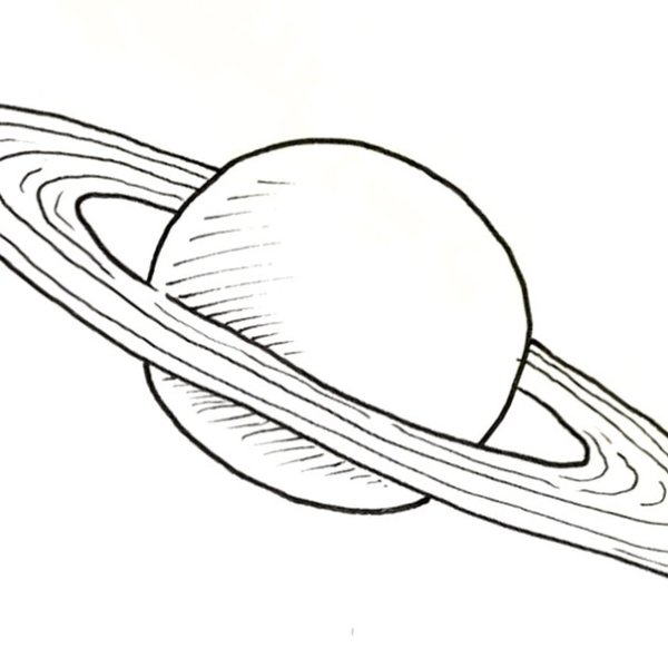Сатурн рисунок