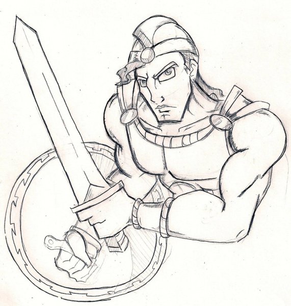 Персей раскраска