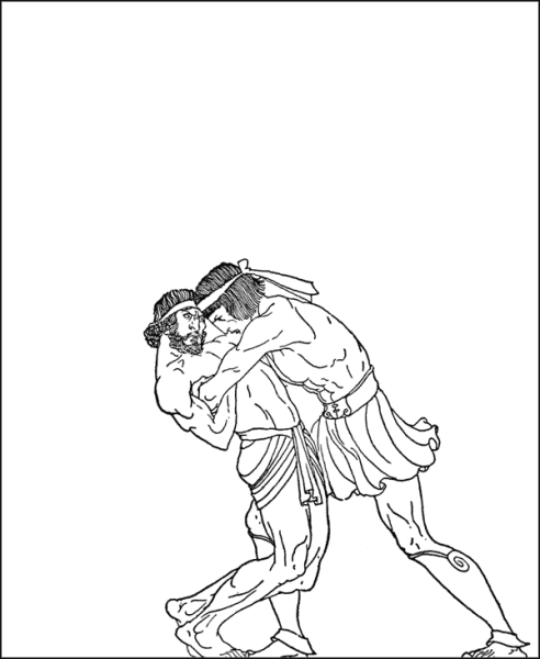 Миф о Тесее и Минотавре раскраска