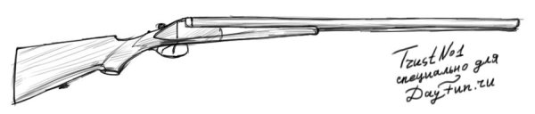 Ружье рисунок