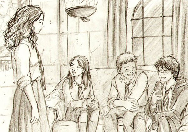 Нарисовать Джинни Уизли