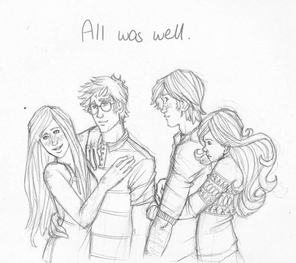 Джинни Уизли скетч