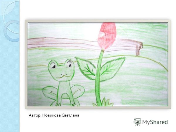 Сказка о жабе и Розе рисунок