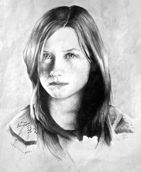 Гарри Поттер раскраска Джинни