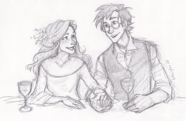 Гарри Поттер раскраска Джинни