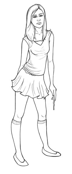 Нарисовать Джинни Уизли