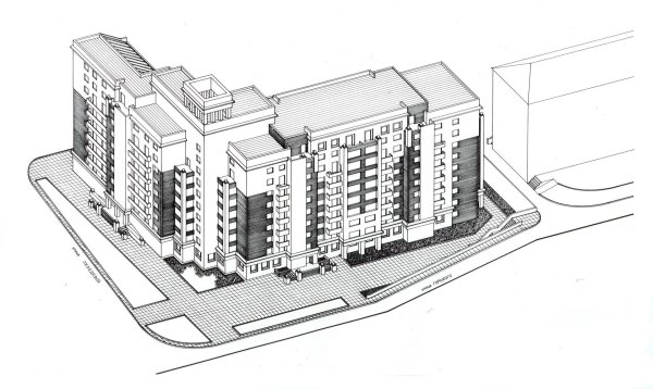 Эскиз жилого комплекса