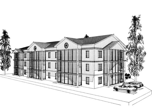 Многоэтажный дом Графика