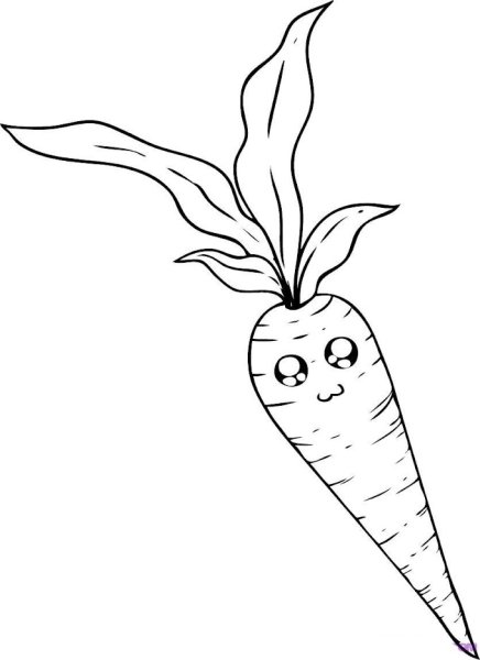 Раскраски овощи перец