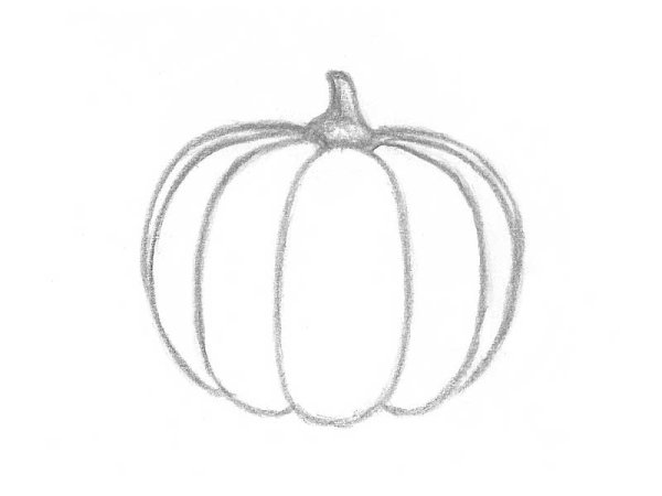 Рисование фруктов и овощей карандашом