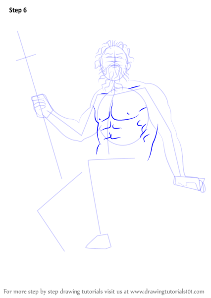 Боги древней Греции Посейдон рисунки детей