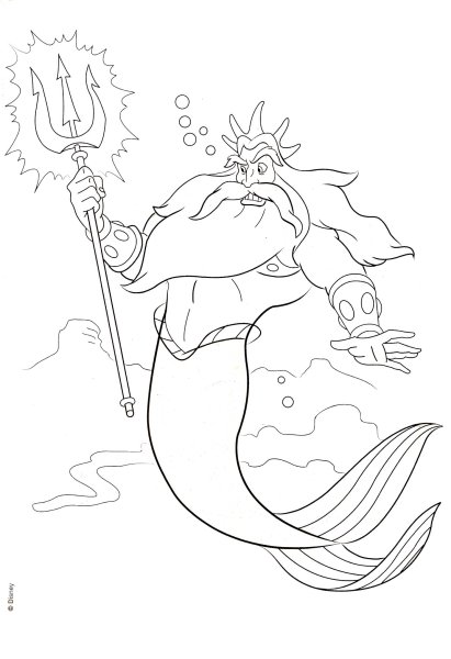 Зевс Бог древней Греции рисунок