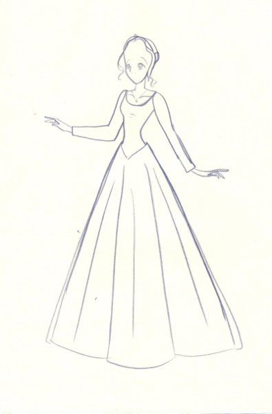 Платья для срисовки карандашом