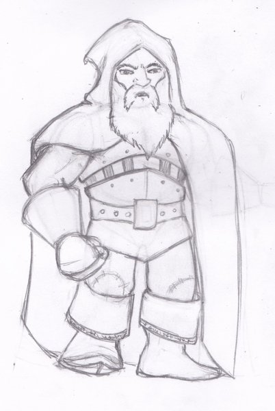 Рисунки гнома для срисовки