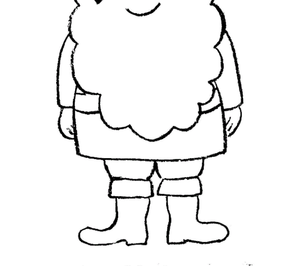 Гном рисунок легкий