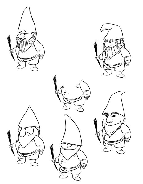 Гном рисунок