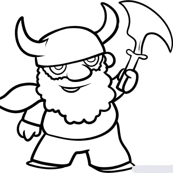 Гномы картинки для срисовки