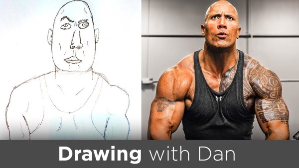 Дуэйн Джонсон портрет