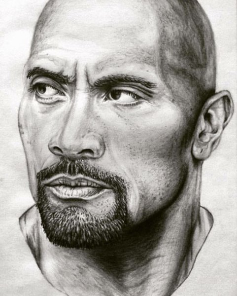 Дуэйн скала Джонсон раскраска