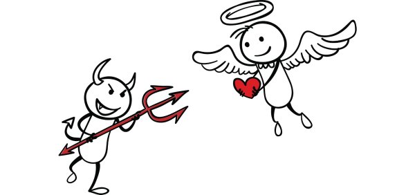 Добро и зло рисунок карандашом