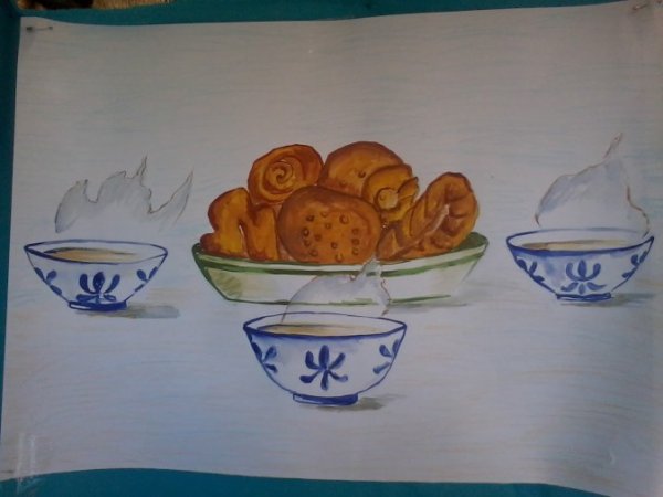 Праздник Цаган сар рисунки