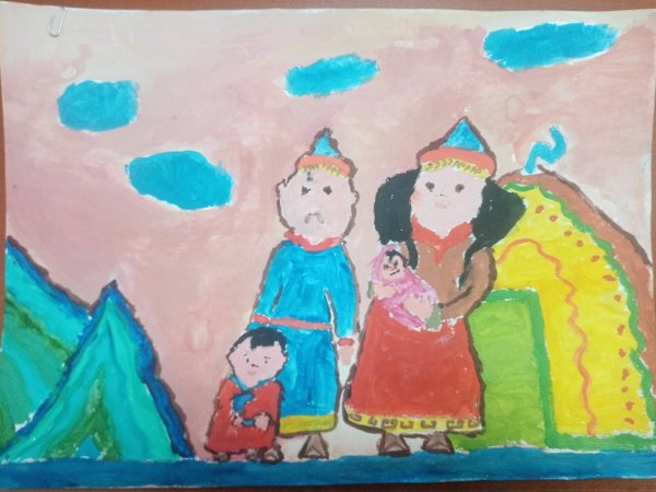 Рисунки на тему Сагаалган