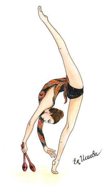 Гимнастка карандашом