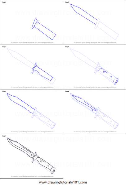 Нож м9 байонет чертеж