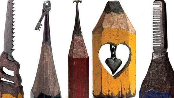 Скульптуры из грифеля Далтон Гетти