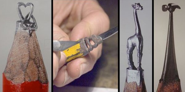 Вырезания из стержня карандаша инструменты