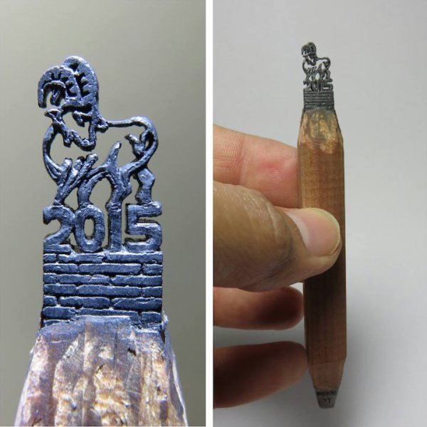 Скульптура карандашом