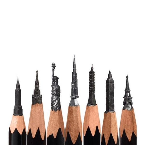 Фигурки из грифеля карандаша