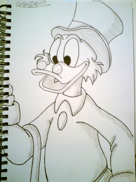 Скрудж макдак скетч