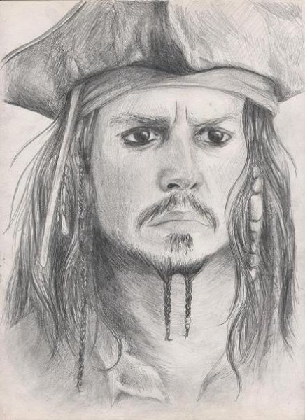 Уилл Тернер карандашом